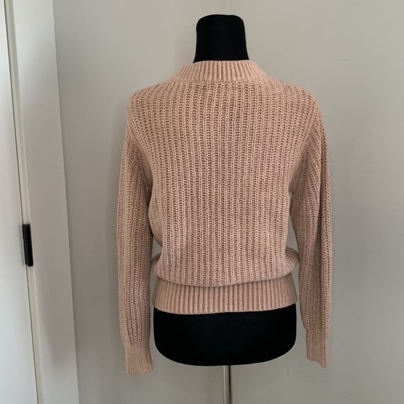 WilfredEssential Chenille SweaterRelaxed-fit crewneck sweater xxs neutral - Picture 3 of 7